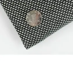 100x150cm Thick Retro Speaker Acoustic Grille Mesh Cover Mask Professional Grade Dust-Proof Cloth Black Gray 50cm x 150cm