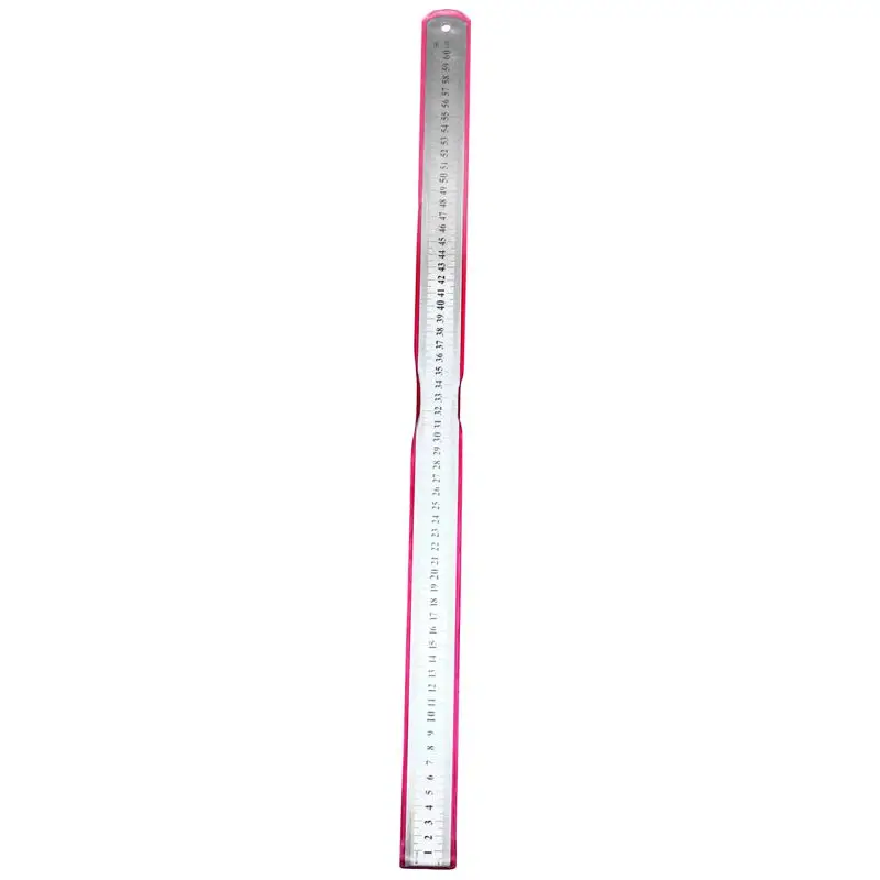 Stainless Steel Double Side Measuring Straight Edge Ruler 60cm/24\