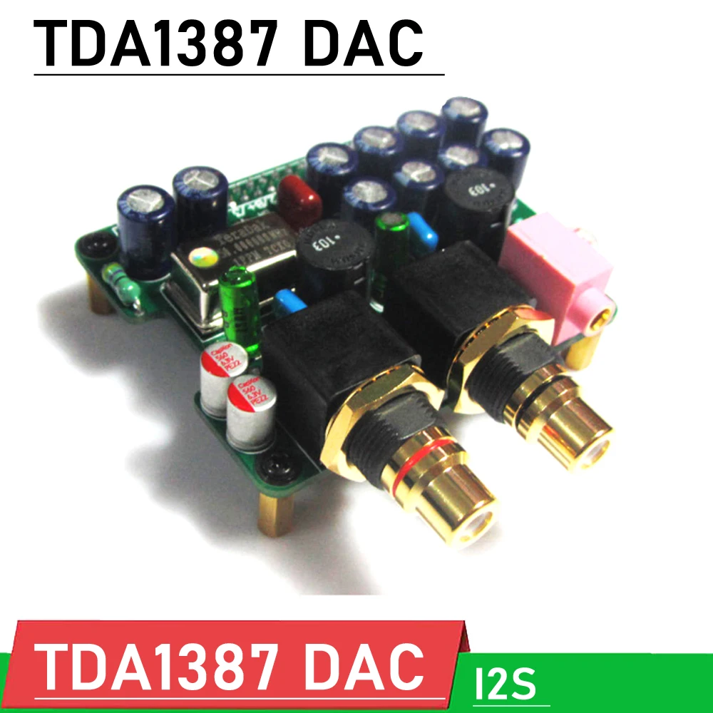 TDA1387 Expansion Board Encoder Digital Sound Card DAC decoder I2S interface FOR Raspberry Pi  pi3 pi2 B+ 3B+ 4B