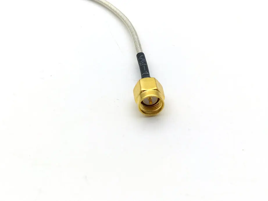 Imagem -02 - Cabo Coaxial Sma Macho para Sma Macho Cabo Semi-rígido Rg405 rf o 50 20 Peças