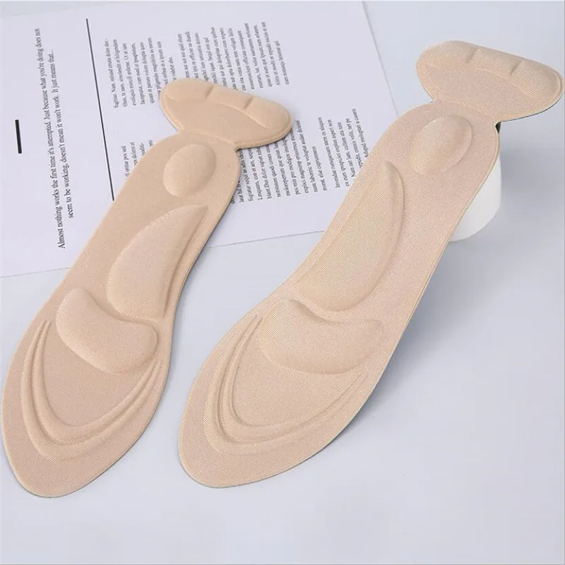 1Pair Insole Pad Inserts Heel Post Back Breathable Anti-slip for High Heel Shoe Best Sale-WT High Heel Shoes Insoles Memory Foam