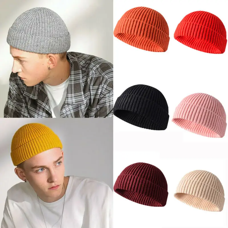 Bonnet sans bord rétro pour hommes, Skullcap, Baggy Melon Cap, Hip Hop FishSuffolk Beanies, Streetwear Hats, Fashion With Hats, Winter