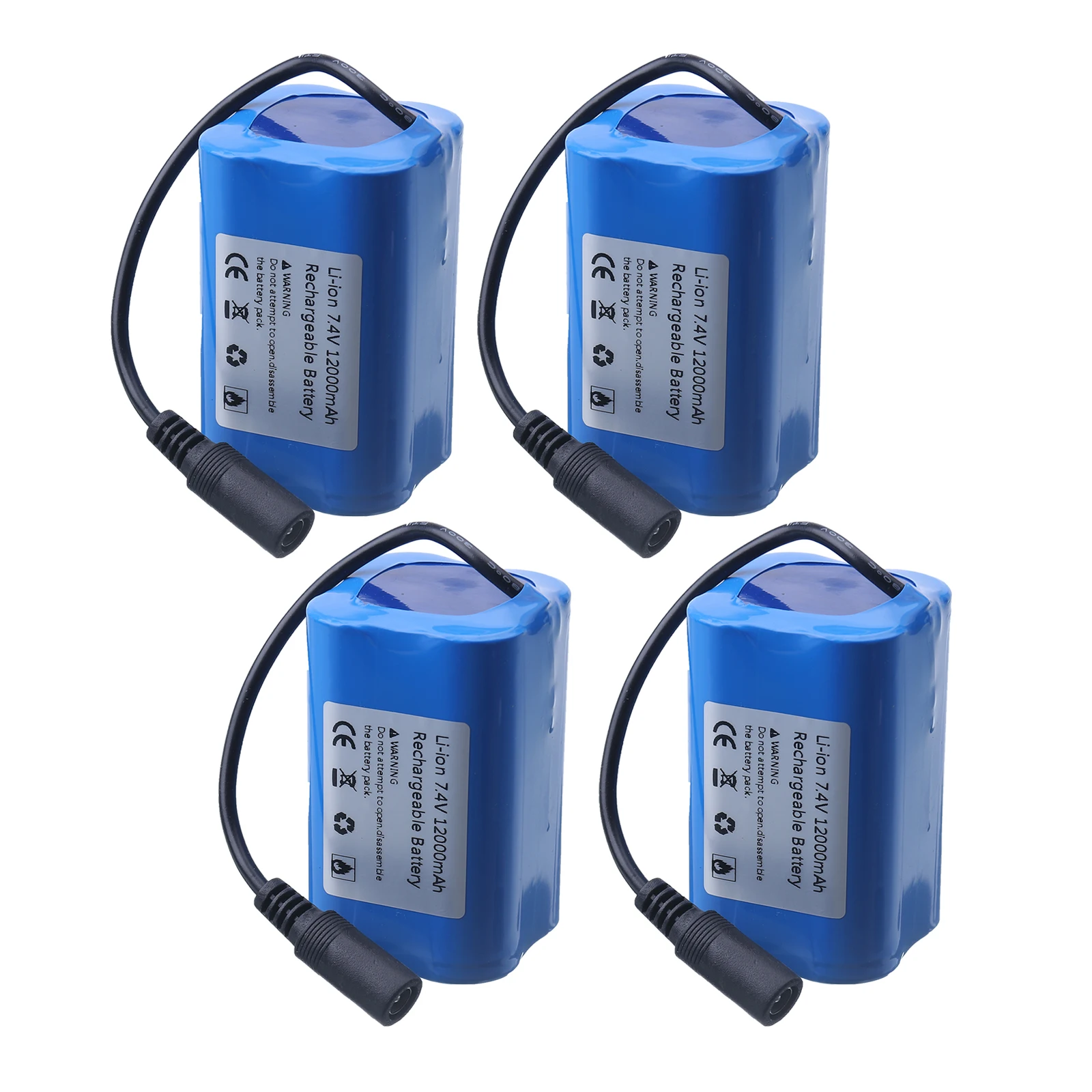 Batteria di aggiornamento per T188 2011-5 T888 V007 H18 C18 telecomando esca da pesca barca pezzo di ricambio 18650 7.4v 12000mAh batteria