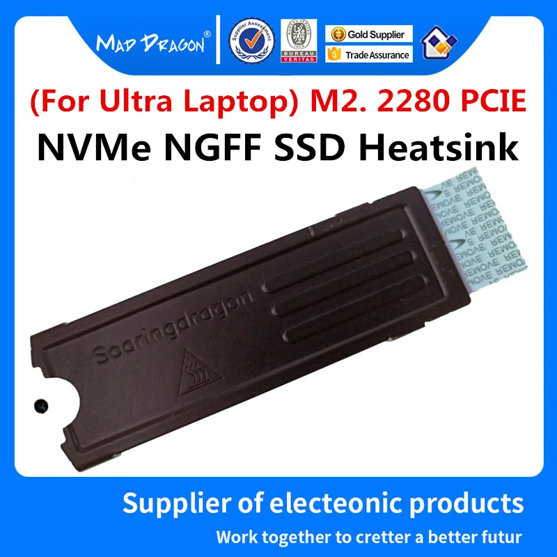 

Solid State Drive Pure Copper Heatsink M2.0 2280 PCIE NVMe SSD FOR Dell XPS13 9343 9350 9360 XPS15 9550 9560 9570 7590 m5510