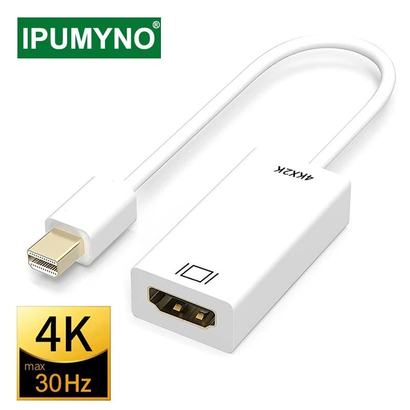 

Переходник с мини-дисплеем на HDMI, 4k, 1080P, для ТВ, проектора, DP 1,4, для Apple Macbook Air Pro