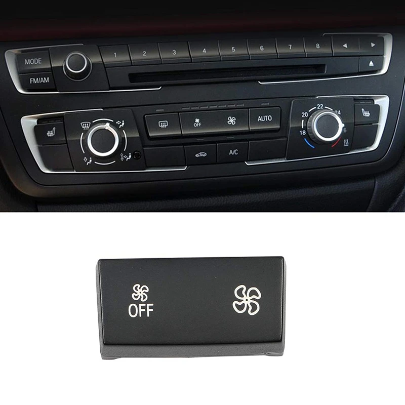 for BMW A/C Climate Control Panel Fan Speed Button Replacement, for BMW 1 Series F20/F21,2 Series F22/F23,3 Series F30/F31/F34/F