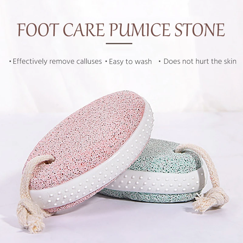 Lima de piedra para el cuidado de los pies, tanque de piedra volcánica Natural, Lava exfoliante, piedra pómez para masaje de pies, herramienta para