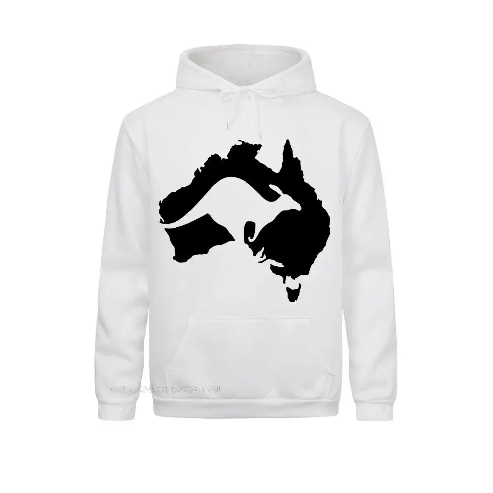 

Cool Australia Map Kangaroo Women Men Cotton Punk Hip Hop Harajuku Harajuku Streetwear Australia Hoodie