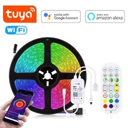 Oświetlenie Led RGB 5050 10M 15M lampa LED pilot Wifi Tuya inteligentne życie oświetlenie Led TV podświetlenie dla Alexa Google Home Led Strip