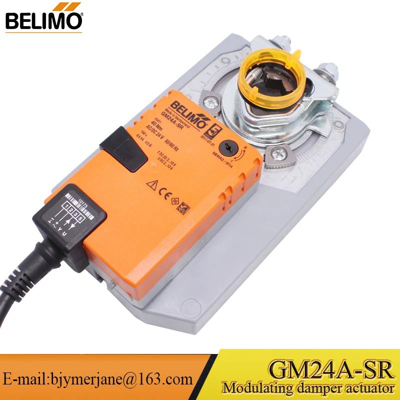 Belimo 40Nm GM24A-SR AC24V DC24V Modulating damper actuator for HAVC with Position feedback