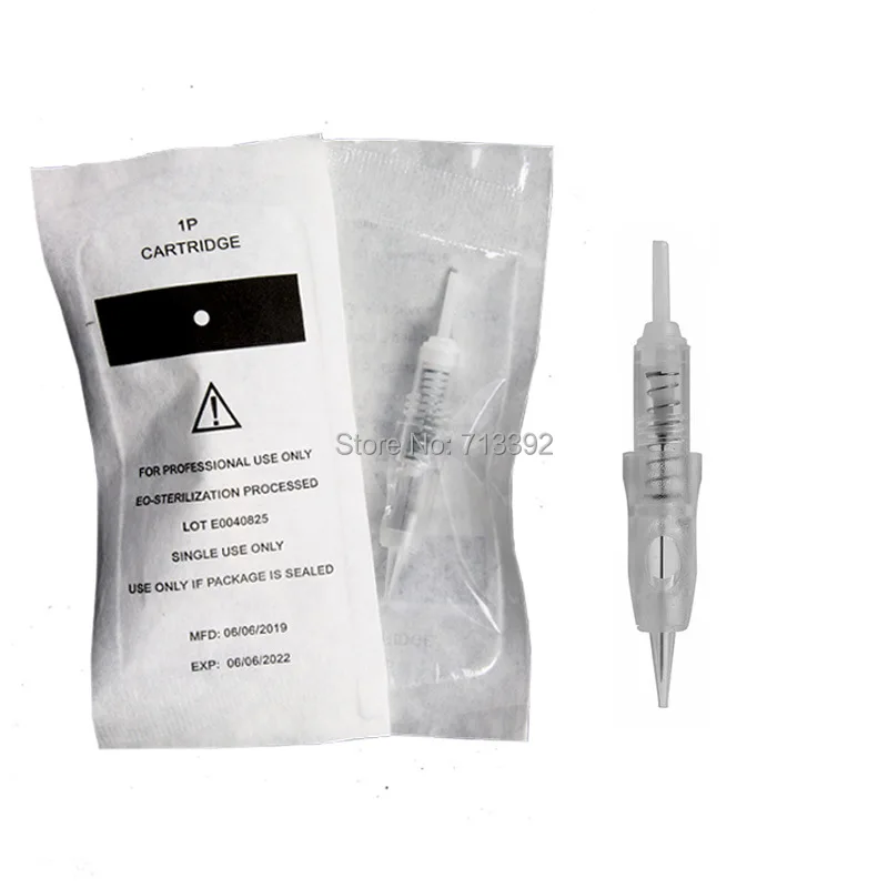 High Quality Screw Tattoo Needles Permanent makeup Eyebrow Lips Cartridge 100pcs