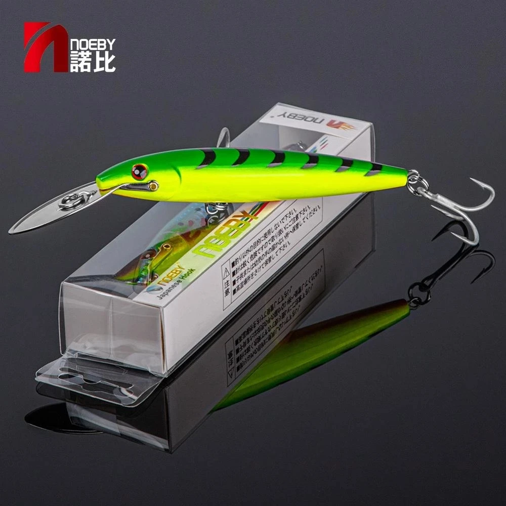 NOEBY 1pc 13cm 32.5g 18.5cm 60g 76g/225mm minnow lure fishing lure Crankbait fishing Artificial bait hard fishing wobblers