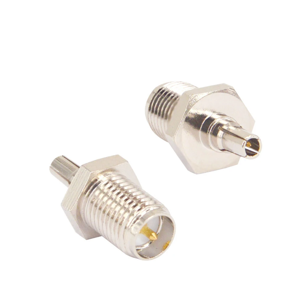 10PCS antenna RF adapter  RP SMA to CRC9 adapter RP SMA female to CRC9 male coax connector adapter nickelplated straight