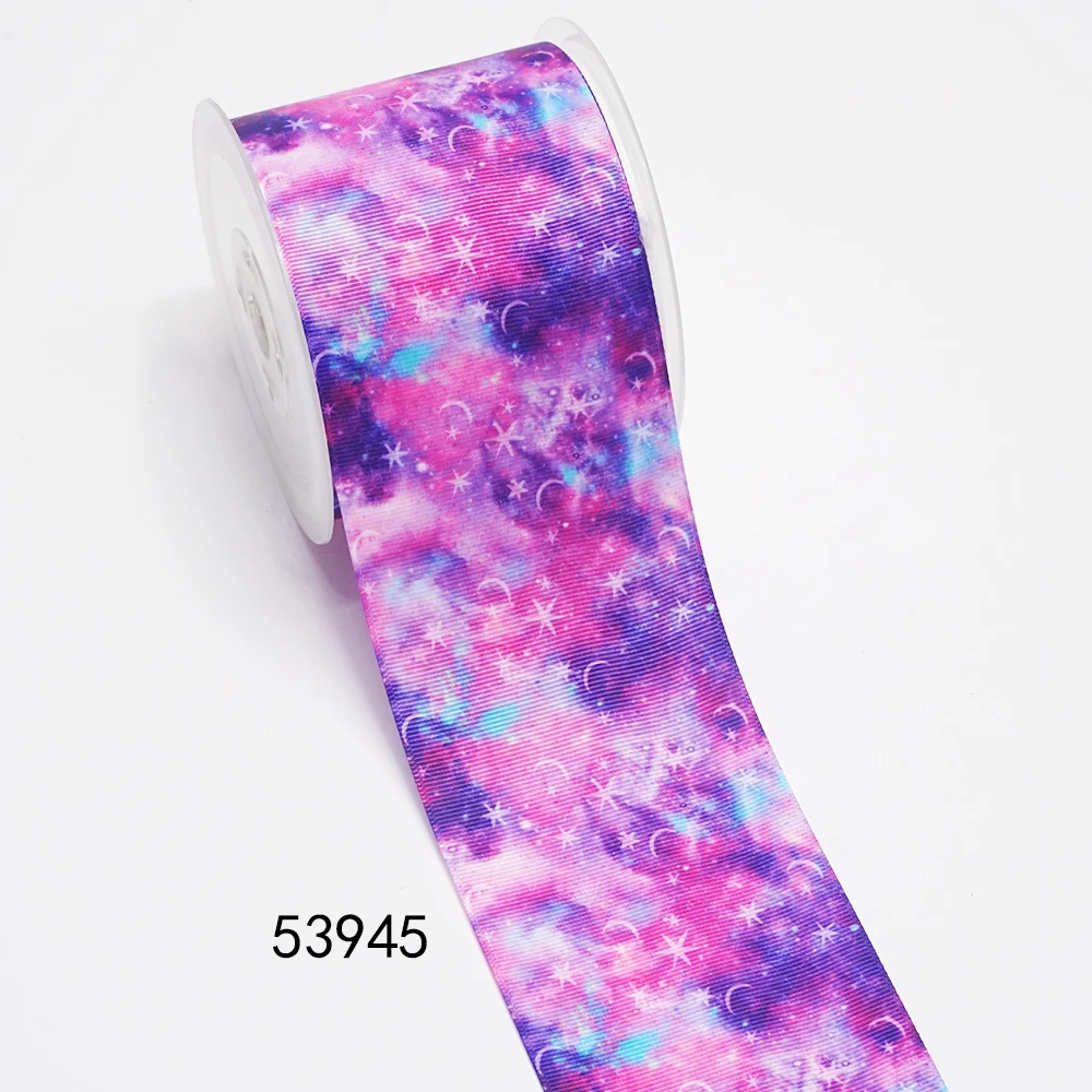 DIY Cartoon Flower Printed Grosgrain Ribbon For Craft Supplies Sewing Accessories 5 Yards. 50390