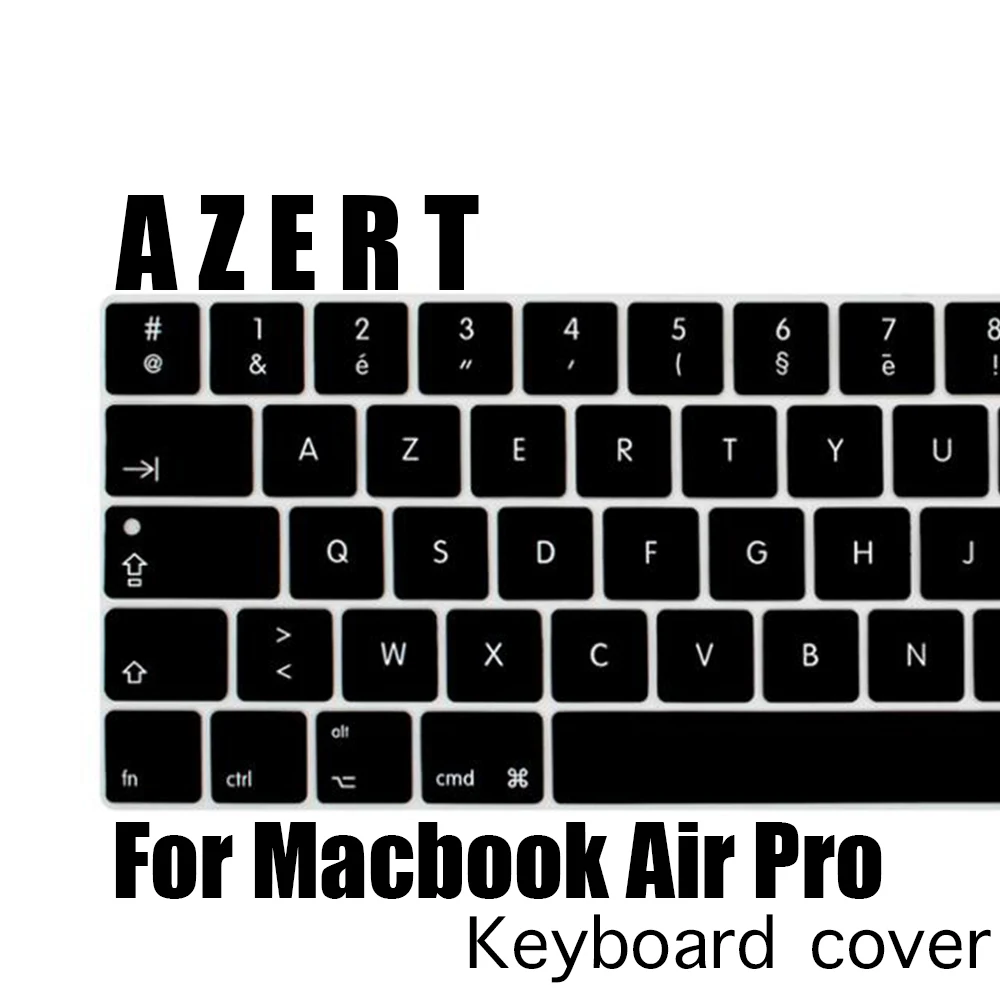 

AZERT Keyboard stickers For macbook Air13 A2179 keyboard cover pro13 keyboard case laptop accessories A2289 A1932A2159 in French