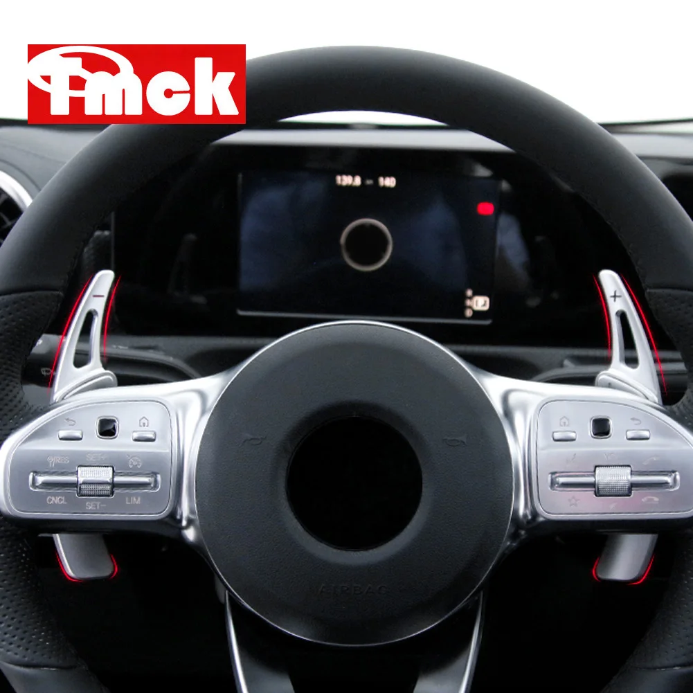 

For Mercedes Benz CLA Class C118 CLA180 200 220 250 2020+ Steering Wheel Shift Paddle Shifter Extension Car Styling Accessories