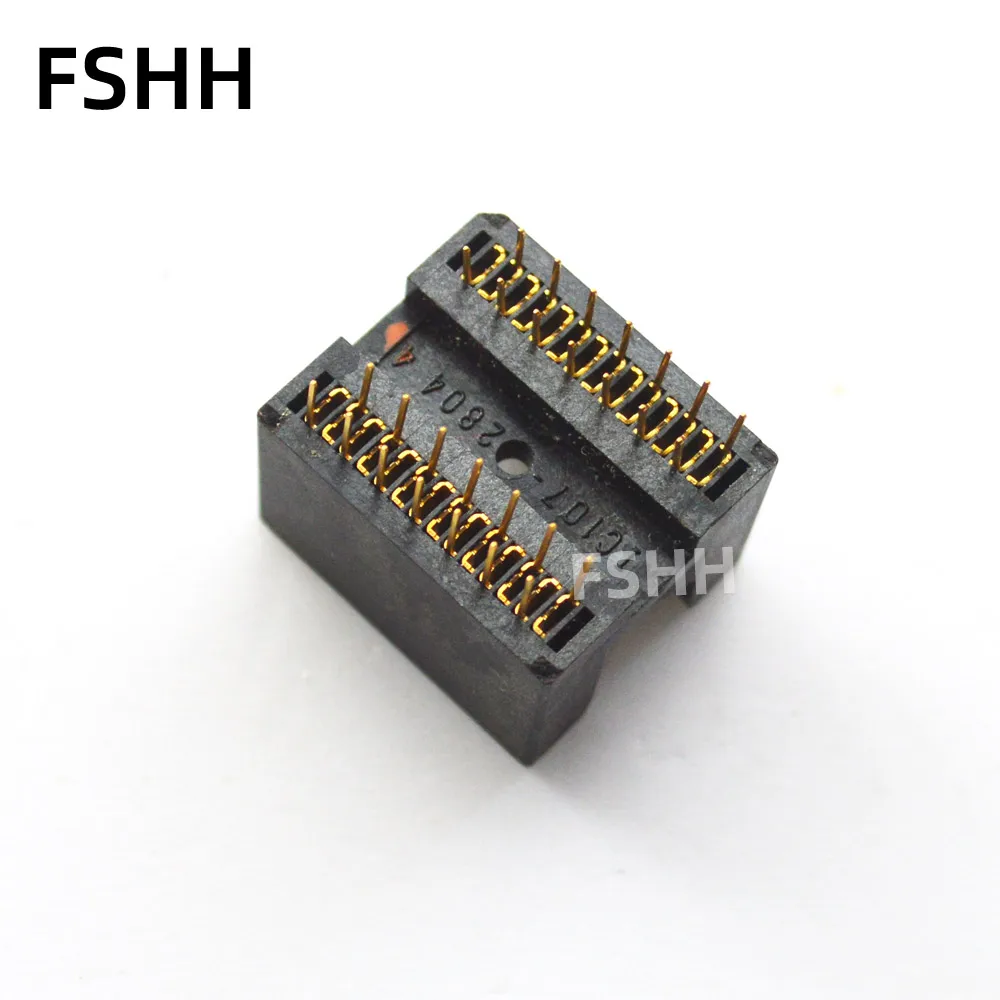 400mil SOJ28 test socket IC107-2804-4 ic socket 1.27mm pitch