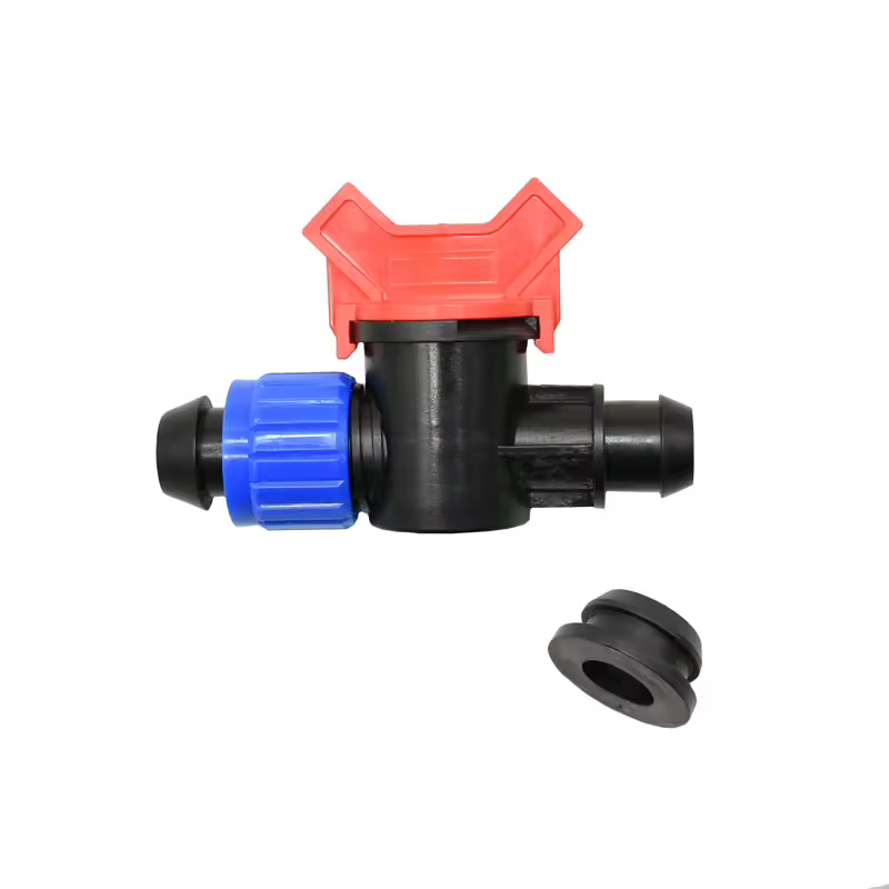 20mm Pe Hose Garden Tap With lock Nut 16mm To 20mm Hose Irrigation Water Valve DN15 Tube Adapter 1Pcs