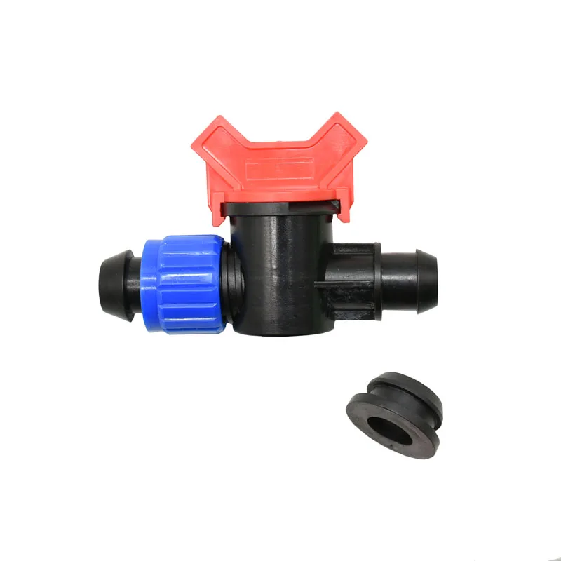 20mm Pe Hose Garden Tap With lock Nut 16mm To 20mm Hose Irrigation Water Valve DN15 Tube Adapter 1Pcs