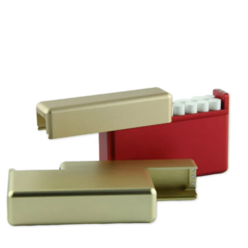 Cartucce IQS scatola portaoggetti in lega di alluminio 18 bastoncini portasigarette elettronico per AIKOS Heets Marlboro Fiit