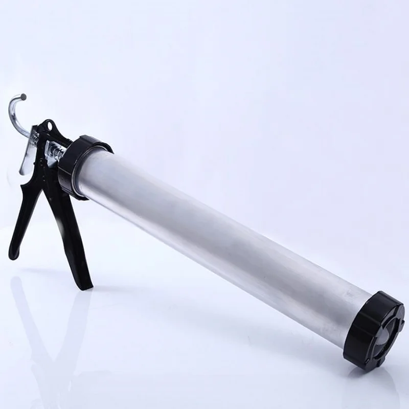 Aluminum Cylinder Glass Glue Gun Profession Handheld Cartridge Gun Silicon Structure Glue Gun For Improvement