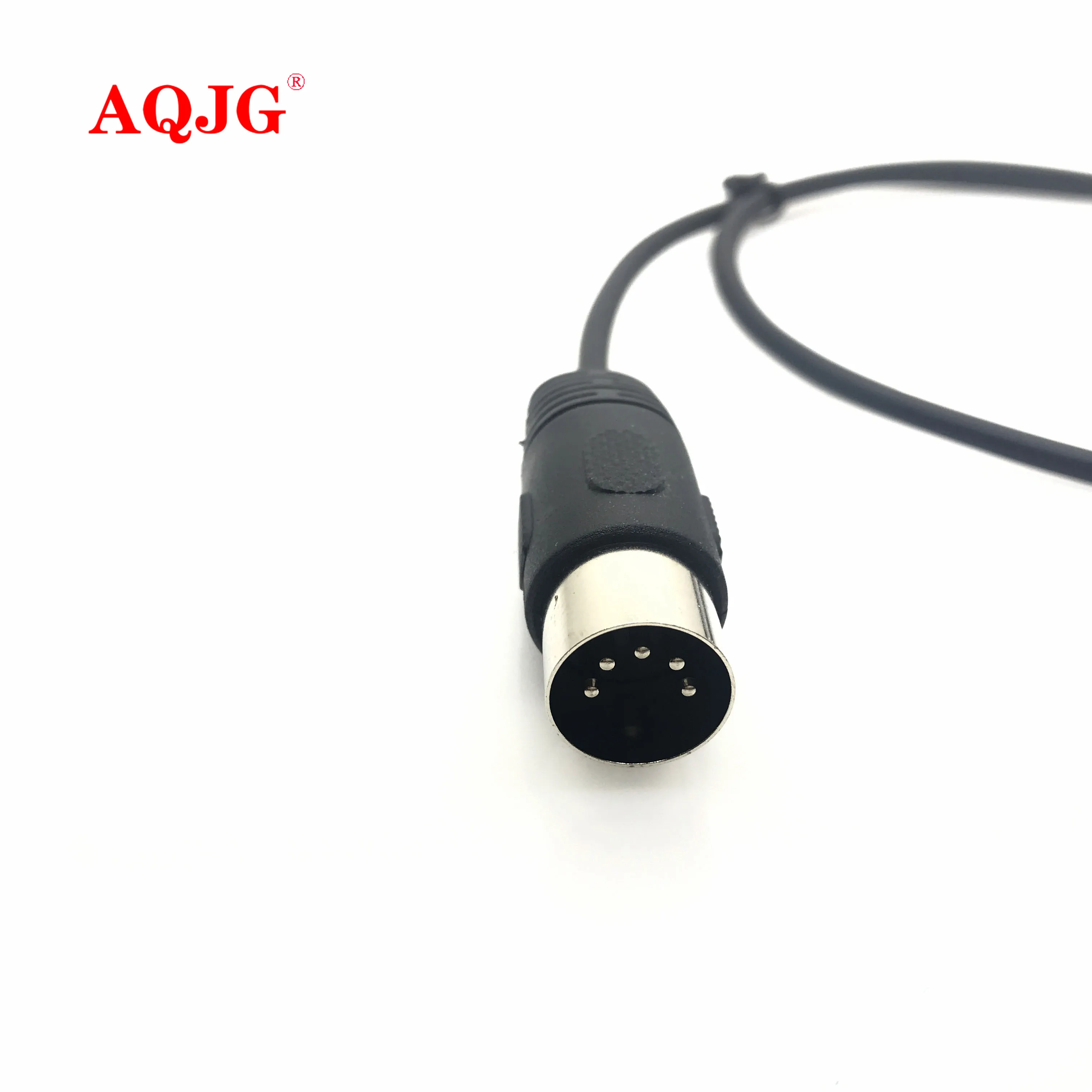 Cable MIDI macho a macho 5 Pin DIN enchufe negro 1m