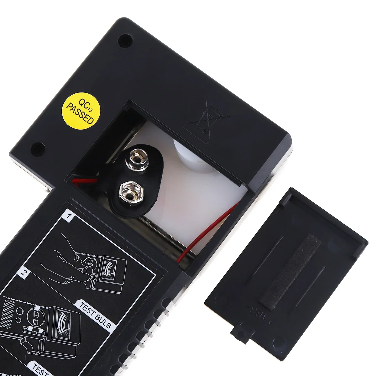 BT6A 3 in 1 Tester per fusibili a lampadina digitale portatile ad alta precisione con una penna di prova a coppia per fusibile a lampadina a batteria
