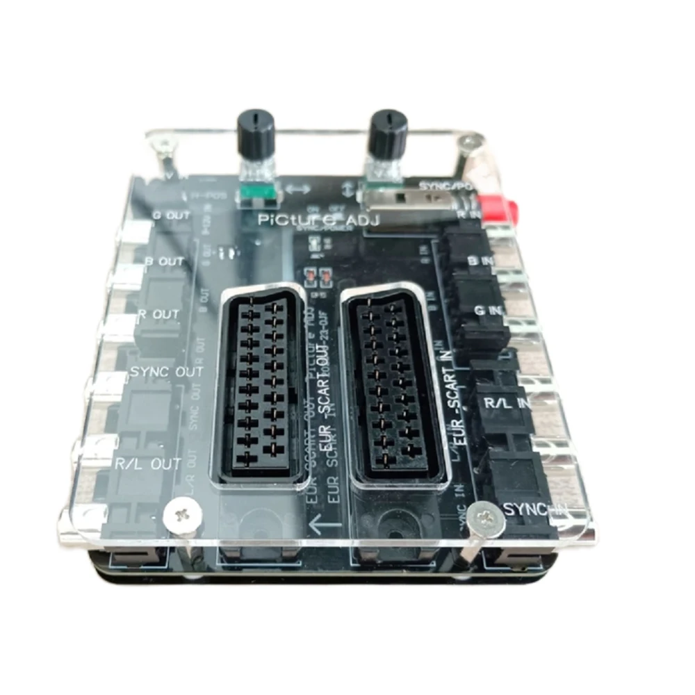 RGBS Adjustment picture position Converter SCART Adjustable screen converting PCB   for adjust Image Position