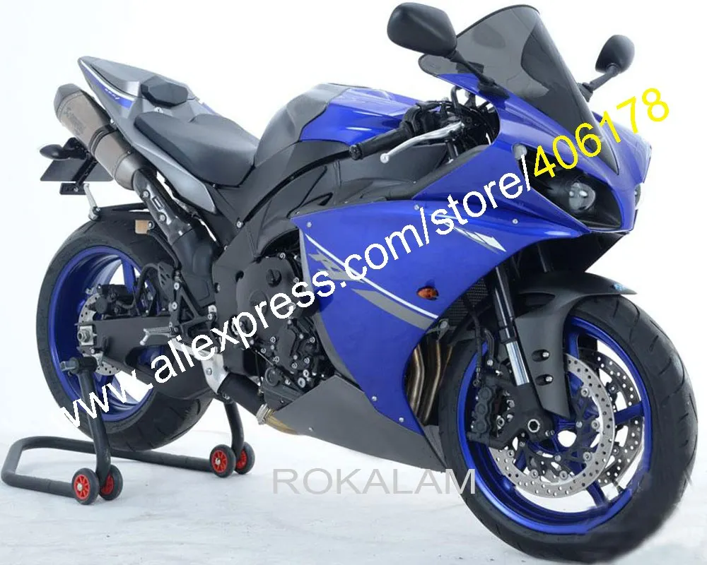 

Fashion For Yamaha YZFR1 2012 2013 2014 Blue Black 12 13 14 YZF1000 R1 YZF R1 YZF1000 ABS Fairing Set (Injection Molding)