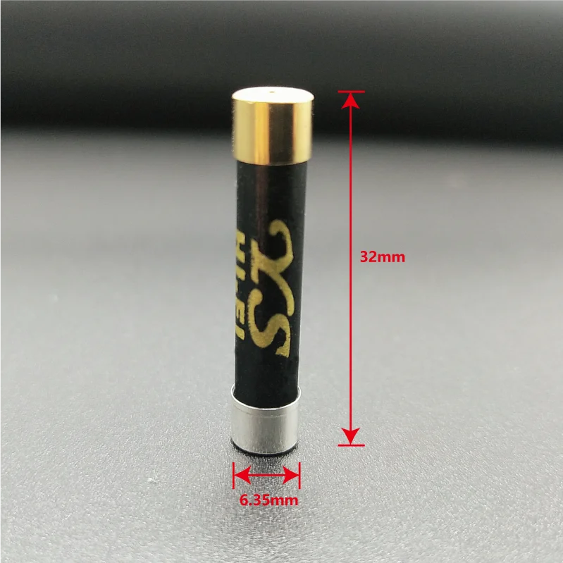 

6X32mm New Product Enthusiasts Gold-plated Silver Nano Audio Fuse Amplifier CD Decoder Tube Amplifier