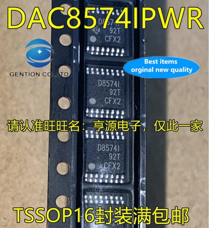 

2PCS DAC8574IPWR D8574I TSSOP16 DA converter IC integrated circuit in stock 100% new and original