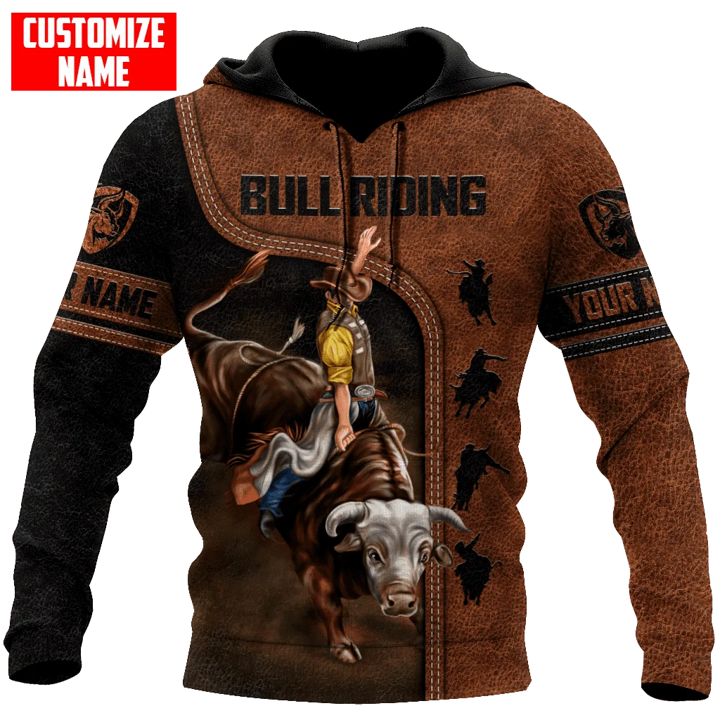 

PLstar Cosmos 3DPrinted Newest Personalized Name Bull Riding Unique Hrajuku Streetwear Unisex Casual Hoodies/Zip/Sweatshirt A-3