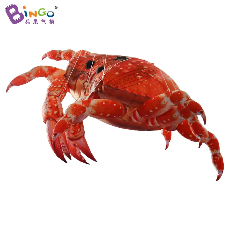 

Vivid 3x2.5x0.5 Meters Inflatable Crab with Led Lighting for Decoration / Ocean Theme Hanging Inflated Crab Balloons - Toys