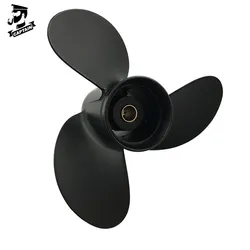 Captain Propeller 8.9x9.5 Fit Tohatsu and Mercury Outboard Engine 8HP 9.8HP MFS8/9.8 Black Max 8HP 9.9HP 12 Splines 3B2B64519-1