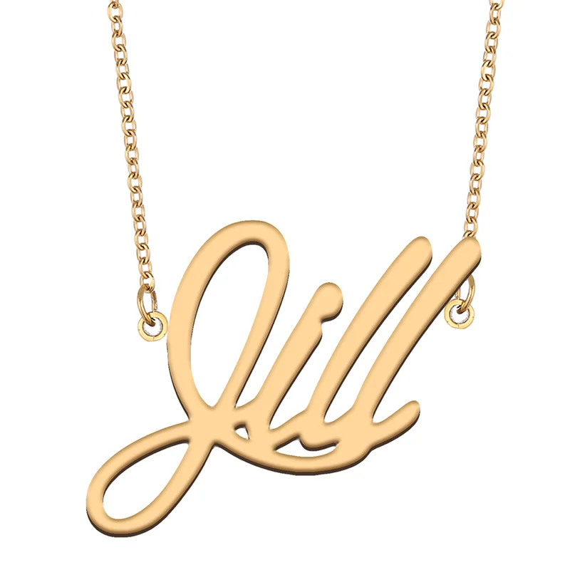 

Necklace with Name Jill for His Her Family Member Best Friend Birthday Gifts on Christmas Mother Day Valentine's Day