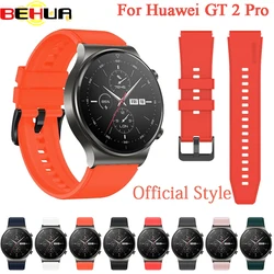 BEHUA 22MM Strap for Huawei Watch GT 2 Pro Wristband Soft Silicone Watchband for Huawei GT2 Pro Bracelet Replaceable Accessories