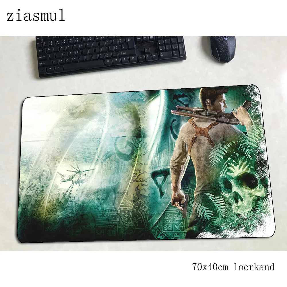 Uncharted 700x400x3mm gaming mouse pad 3d gamer mat Colourful computer desk padmouse keyboard HD pattern gifts large play mats