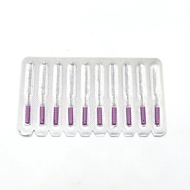 1Pack Dental Barbed Broaches with Handle 10pcs/Pack 21mm 25mm Nerve Broaches Stainless Steel Endodontic Accessories