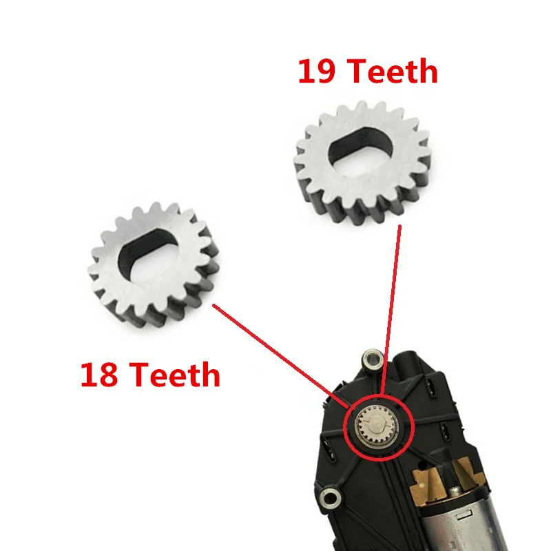 READXT 18/19 Teeth Car Sunroof Motor Gear For A3 A4 B8 B9 A6 C6 C7 Q3 Q5 Q7 Golf 4 6 MK6 Passat B6 B7 Tiguan Benz W202 W203 W204