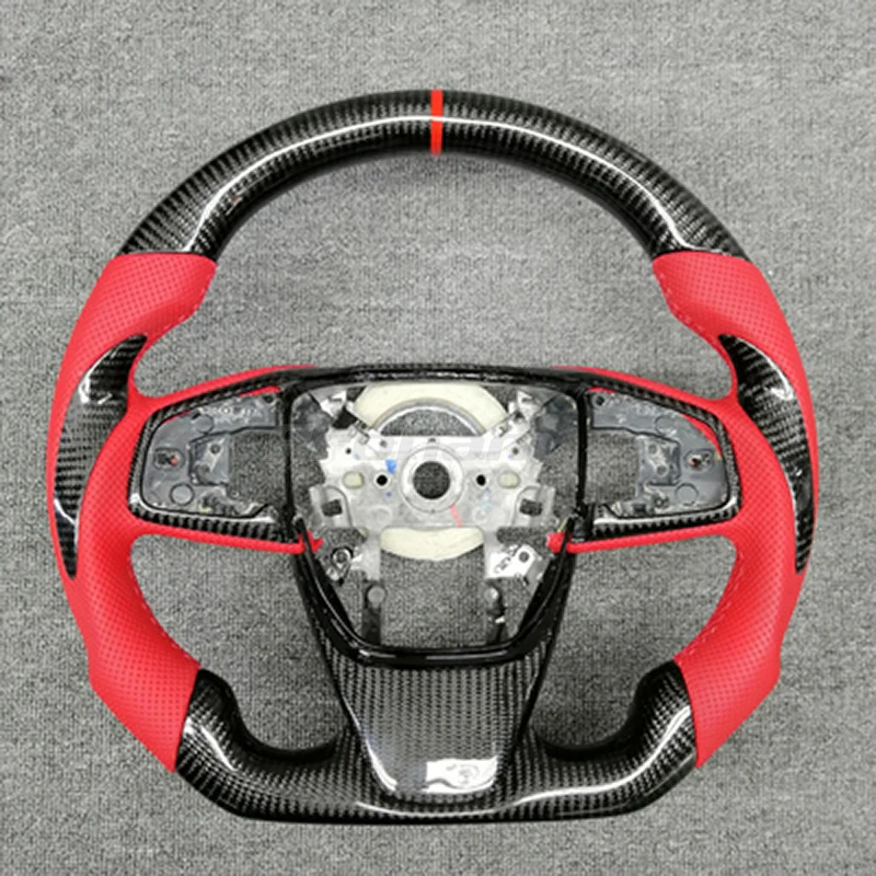 Carbon Fiber Car Steering Wheel For Honda CR-V Civic Accord Insight Inspire Legend CR-Z Fit UR-V XR-V 2015 2017 2018 2019 2020