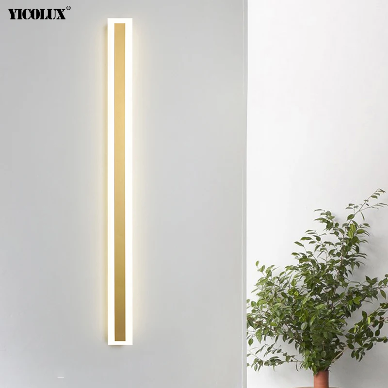 

Gold Remote Dimming New Outdoor Waterproof Modern LED Wall Lights Living Room Bedroom Corridor Porch Black Indoor Lamps Lighting