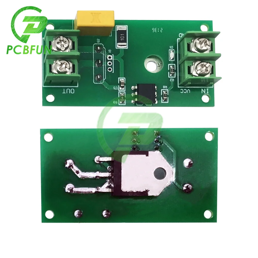 DC 3-24V 40A 1 Kanal SCR Solid State Relais Schalter Modul Optokoppler Isolation MOS Transistor Ausgang