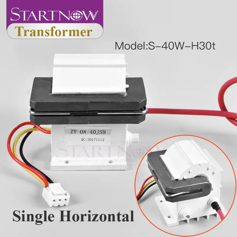 Startnow High Voltage Flyback Transformer Ignition Coil for 30W 40 45W 50 CO2 Laser Power Supply Engraving Cutting Machine Parts