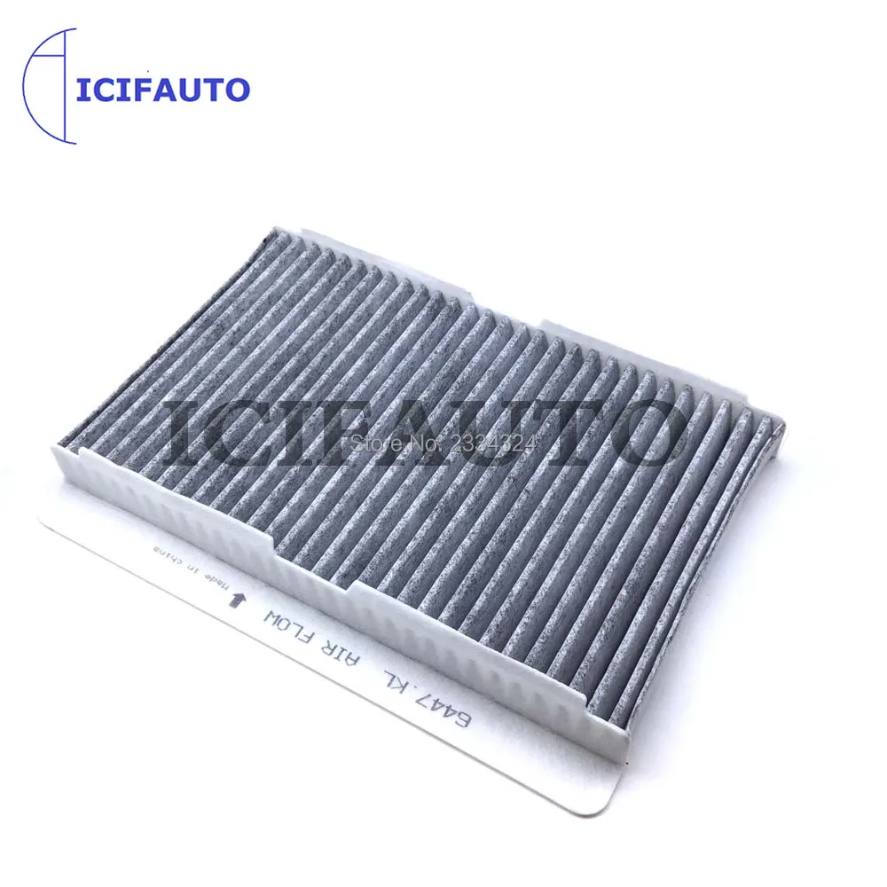 For 2001- Citroen C2 C3 C4 DS4 Peugeot 1007 307 308 RCZ Activated Carbon Cabin air filter 647932 6447NV 6447KL 9636086280 647941