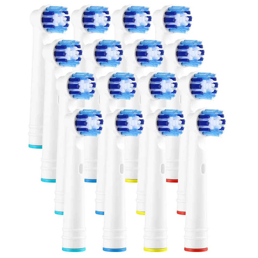 16pcs Replacement Toothbrush Heads For Oral-B Electric Brush Heads Vitality Precision Clean/Advance Power/3D Excel/Triumph