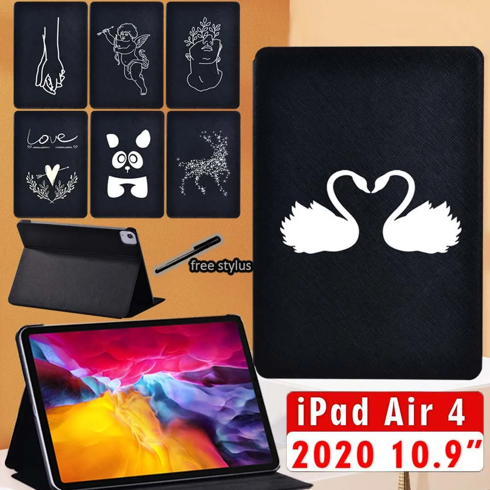 

ipad air 4 case Folding Tablet cover for IPad Air 4 2020 10.9 Inch High Quality PU Leather Stand Cover