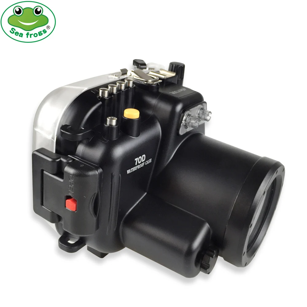 For Canon 70D 18-55mm Digital Camera Diving Case Underwater Waterproof Housing Case Transparent Waterproof Cover