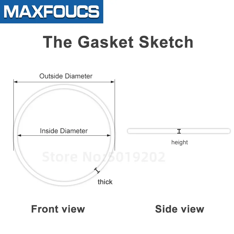 Weiße Dichtung 0,5mm dick 1,2mm hoch 25-34,5mm i Ring passt Front uhr Kristallglas Ersatzteile Uhren Zubehör, 1 stücke