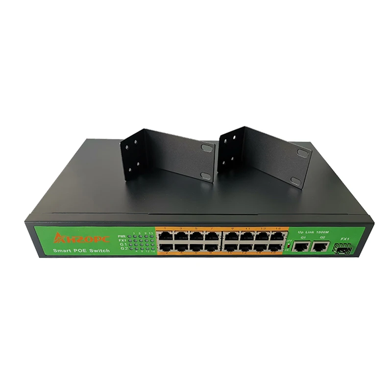 High quality all-around 8 ports 16 ports intelligent POE switch 1 optical 8 electric 1 optical 16 electric POE