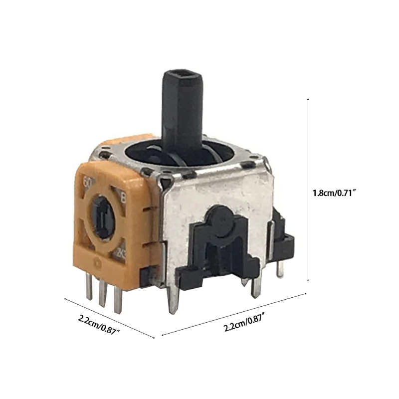 5 개/대 3D 아날로그 센서 모듈 교체 컨트롤러 2.3K 조이스틱 축 아날로그 Thumb 스틱 ps5와 호환 가능
